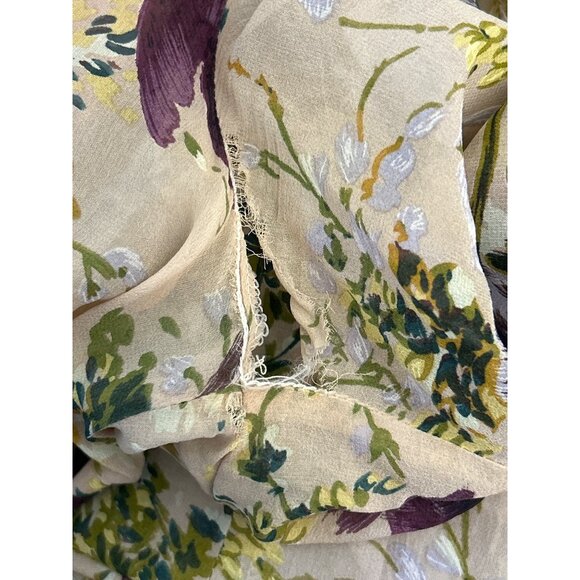 Vintage Diapositive Woodland Fairycore Romantic Floral Maxi Dress Y2K Ethereal - Picture 8 of 8